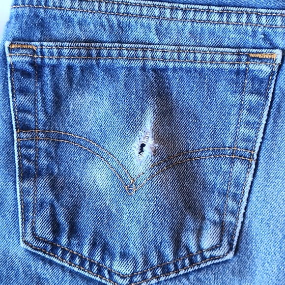 LEVI'S 501 BUTTONFLY JEANS ~VINTAGE ~🎊2XHP🎊 - Picture 5 of 9